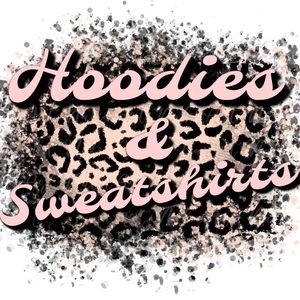 Hoodies and sweatshirts below